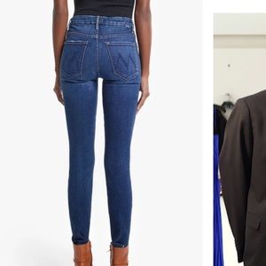 Mother The Looker Crop Ankle Skinny Jeans Come Sundown 26